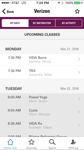 Check class times right from your phone!